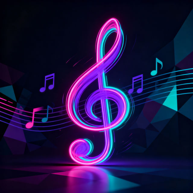 Musical Note Drawings - Made With AI gallery