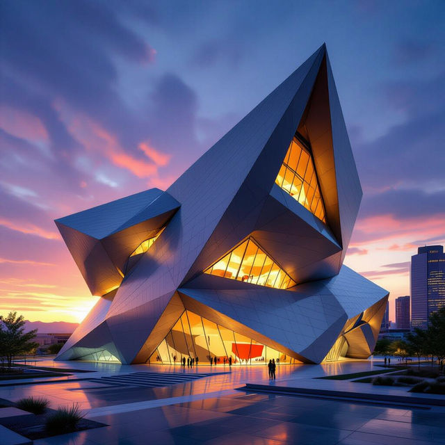 Denver Art Museum Architecture - AI Inspired gallery