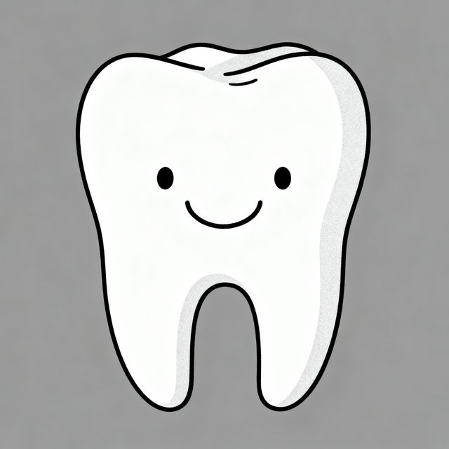 Easy Tooth Drawings - Made With AI gallery