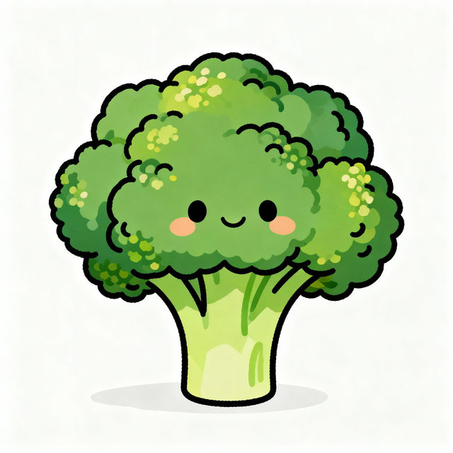 Broccoli Drawing Easy gallery