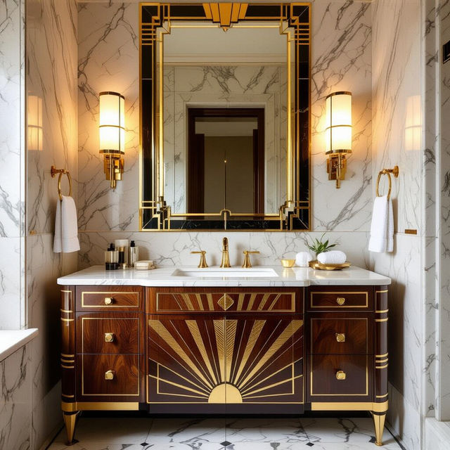 Art Deco Bathroom Vanity Designs gallery