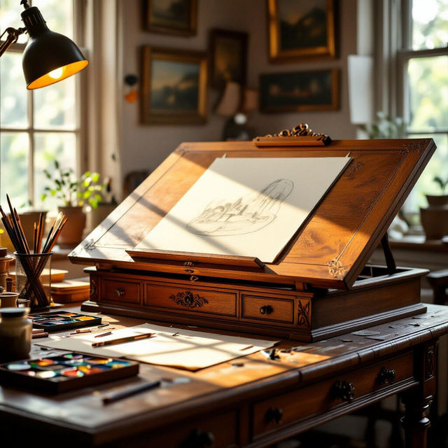 Drawing Tables - AI Generated gallery