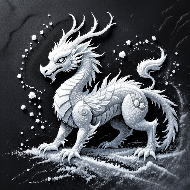 Salt Drawings - Unique AI Art gallery