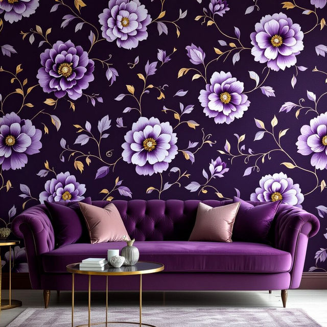 Plum Wallpaper - AI Generated gallery