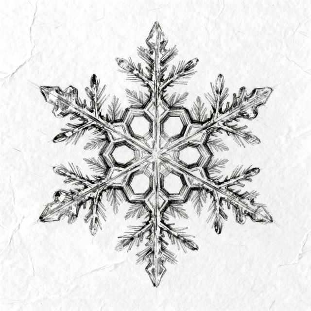 Snowflake Sketches - AI Generated Art gallery
