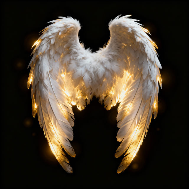 Angel Wings Clip Art - AI Generated Designs gallery