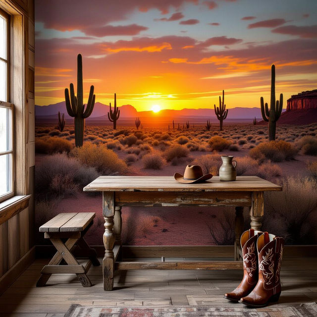 Western Peel And Stick Wallpaper gallery