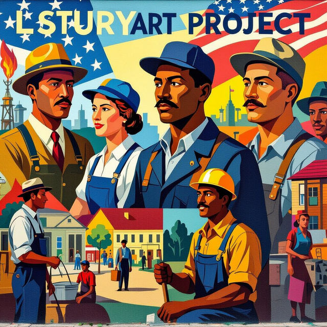 Federal Art Project Inspired Art gallery