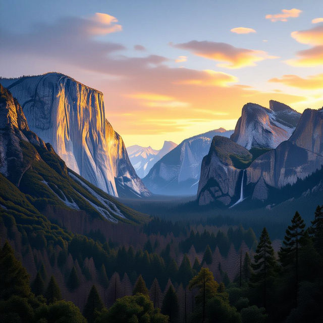 Yosemite Pictures - AI Generated gallery