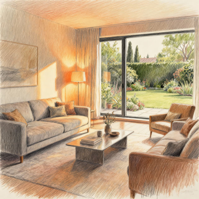 Home Drawings - AI Generated gallery
