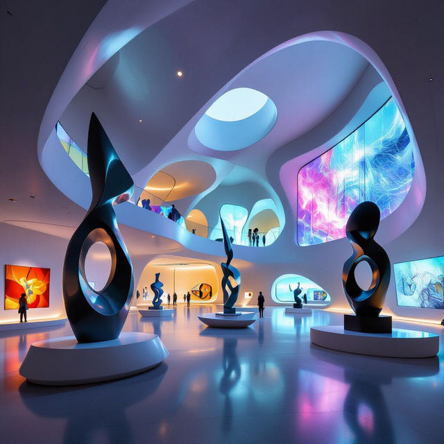 Modern Art Museum - AI Generated gallery