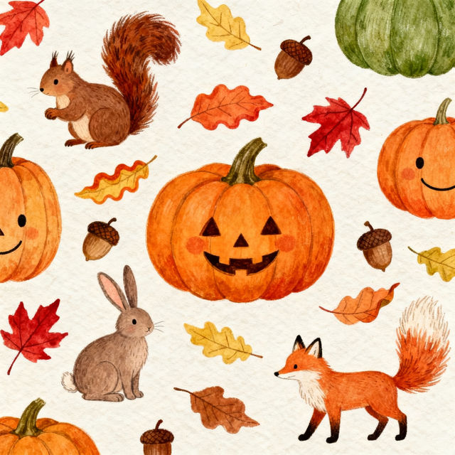 Cute Fall Drawings gallery