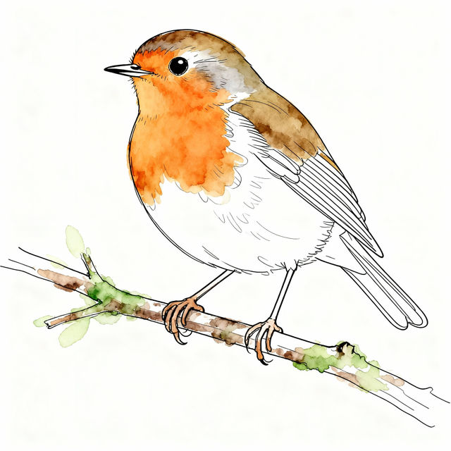 Easy Bird Drawings gallery
