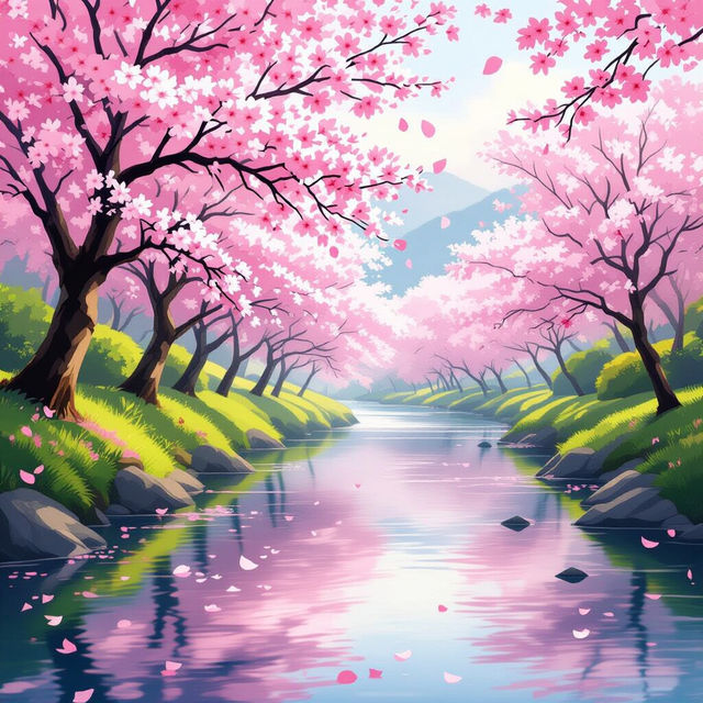 Cherry Blossom Wallpapers - AI Generated gallery