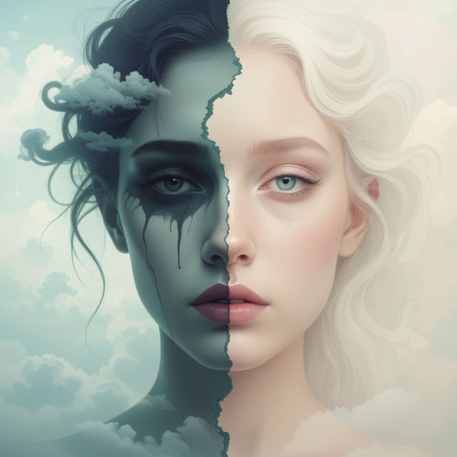 Two Faced Images - Created With AI gallery