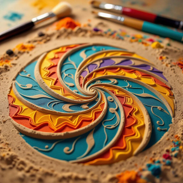 Sand Art Creations - Made With AI gallery