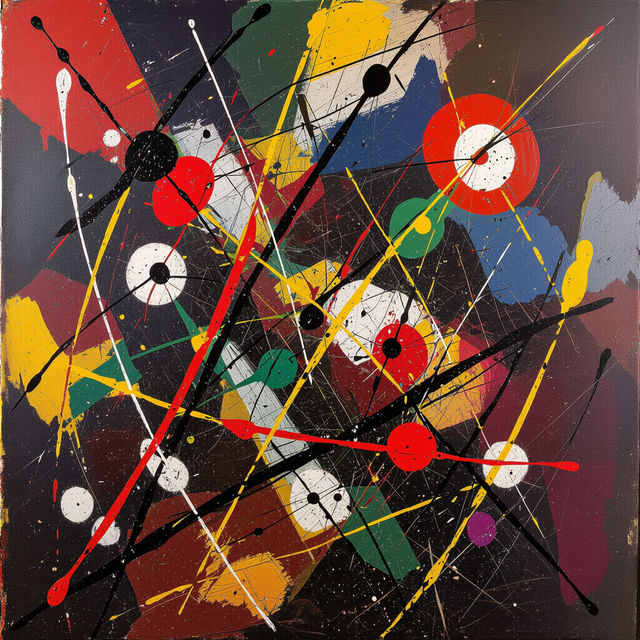 Pollock Art - Made With AI gallery