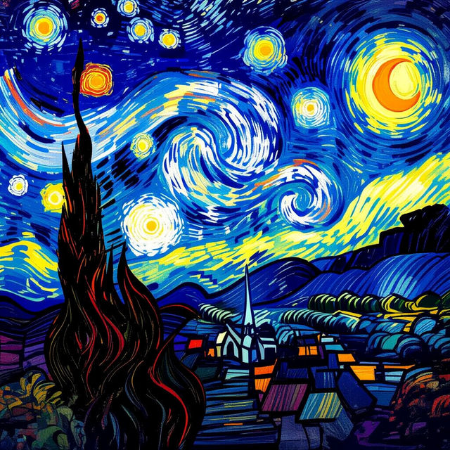 AI Reimagined Famous Works of Art gallery