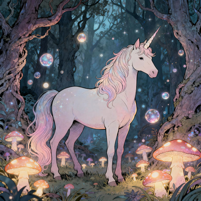 Drawing Of A Unicorn gallery