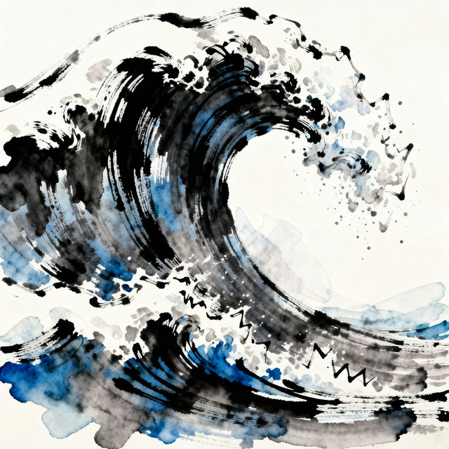 Drawings Of Waves gallery