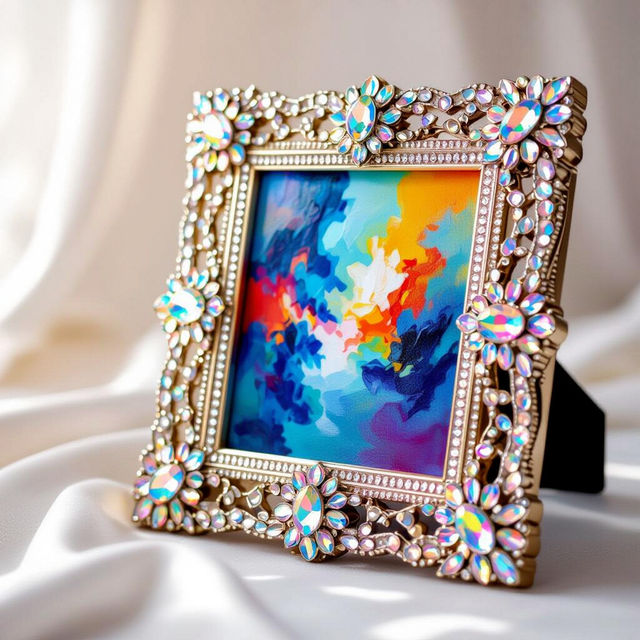 Picture Frames With Crystals - AI Generated gallery