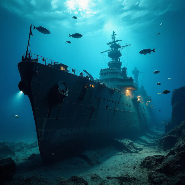 Bismarck Shipwreck Discovery Images gallery