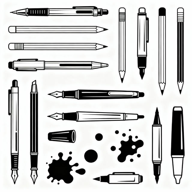 Pen Clip Art - Made With AI gallery