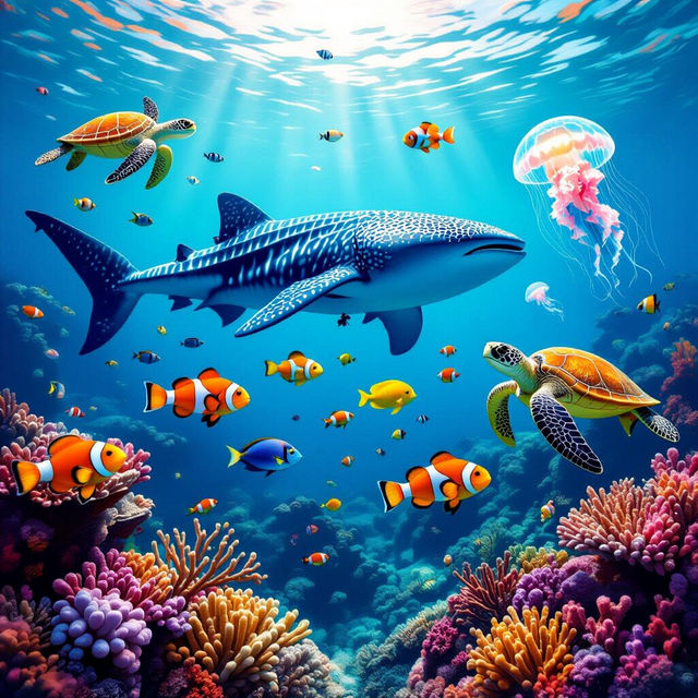 Sea Animals Pictures - Created With AI gallery