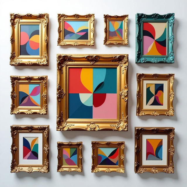 Colour Picture Frames - AI Generated gallery