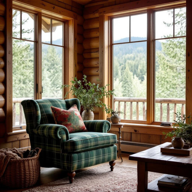 Green Plaid Wallpaper - AI Generated gallery