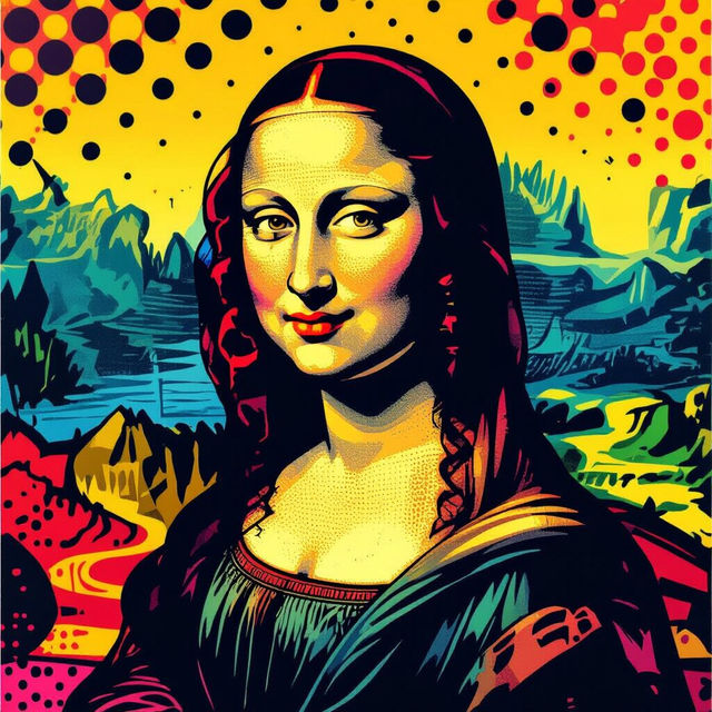 Mona Lisa Pop Art gallery