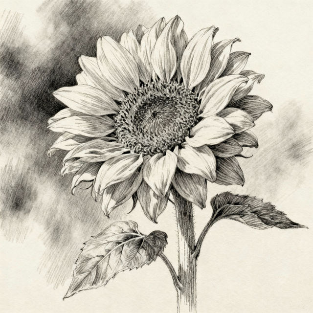 Sunflowers Drawing gallery