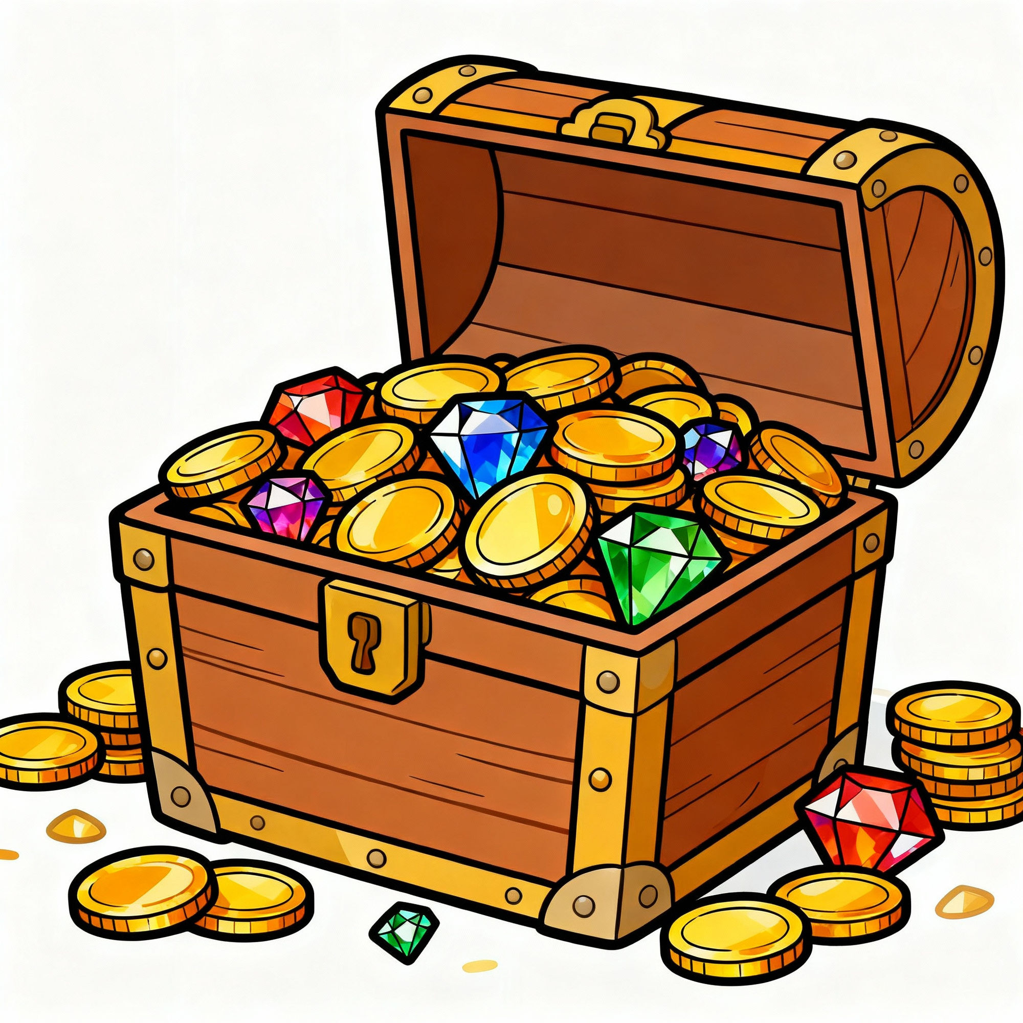 Treasure Chest Easy Drawing - Create Yours With AI