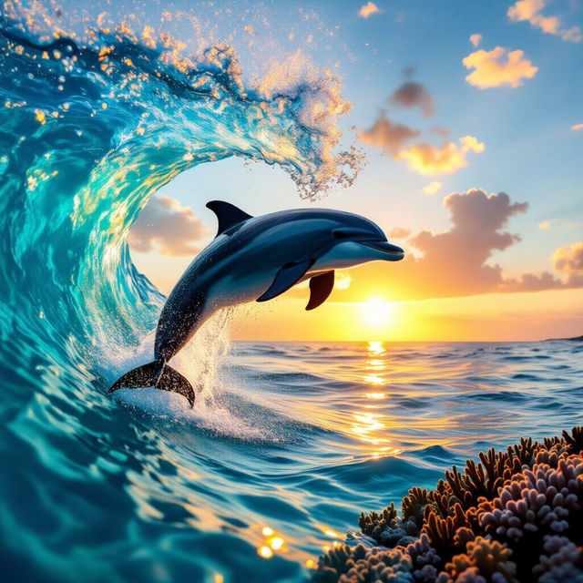 Dolphin Wallpapers - Made With AI gallery