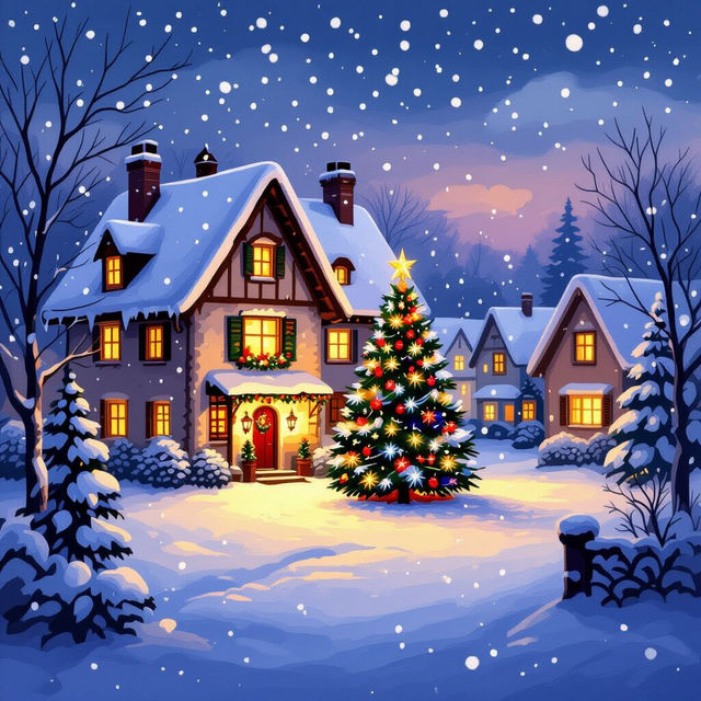 Christmas Scene Images - AI Generated gallery