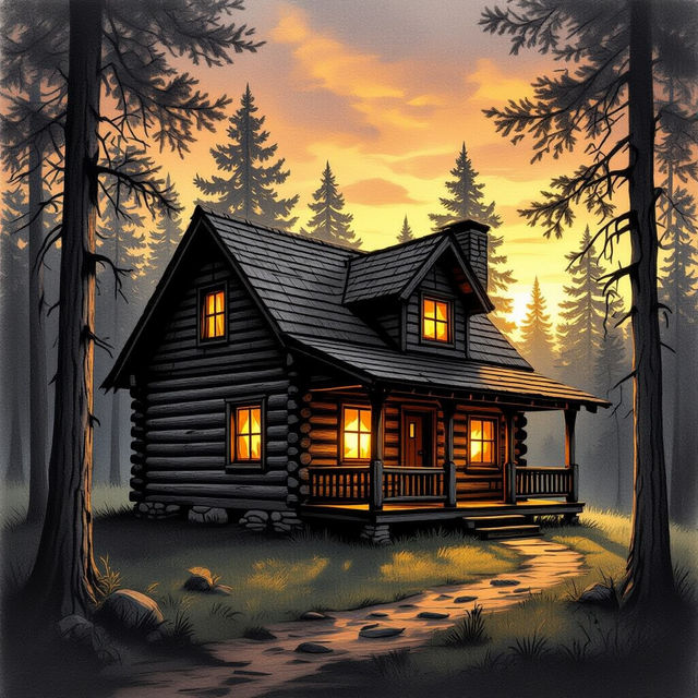 Log Drawings - AI Generated gallery