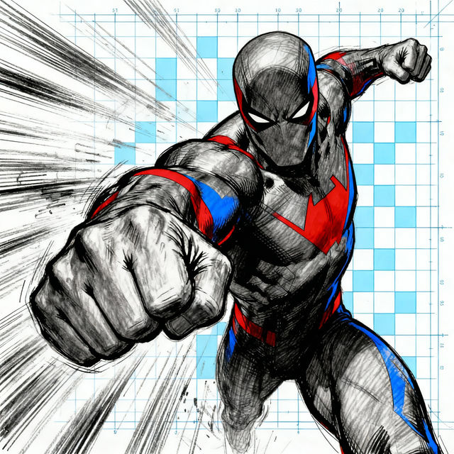 Superhero Sketch Art gallery