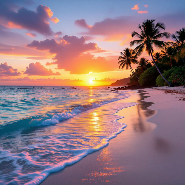 iPhone Beach Wallpapers - AI Generated gallery