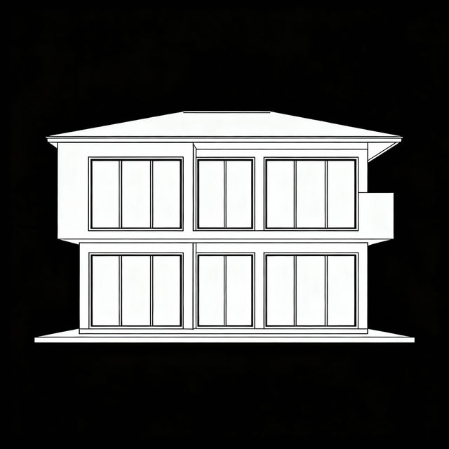 Beginner Easy Modern House Drawings gallery