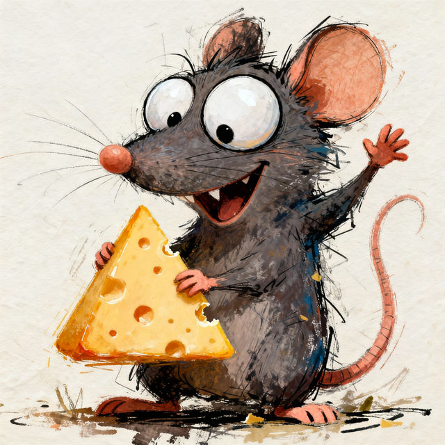 Cartoon Rat Drawings - Created with AI gallery
