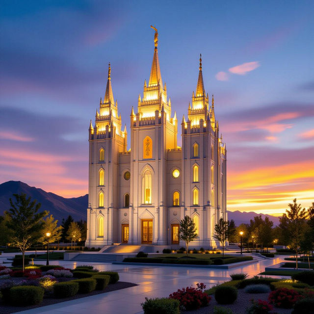 Pictures of LDS Temples - Created with AI gallery