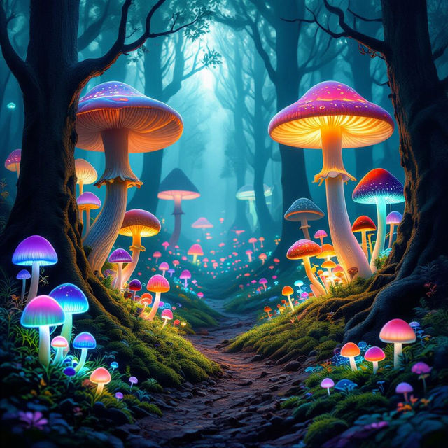 Fungi Pictures - AI Generated gallery