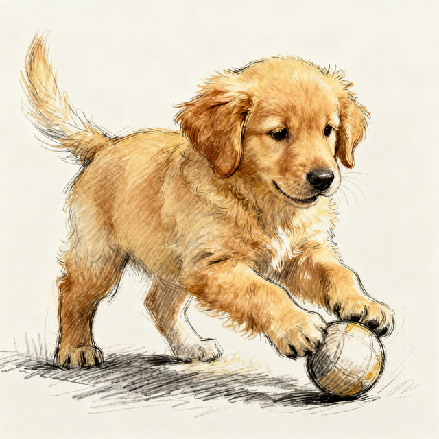 Puppy Sketch Art gallery