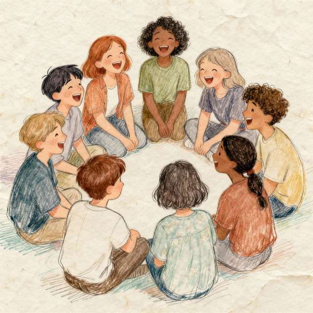 Drawings of Friends - AI Generated gallery