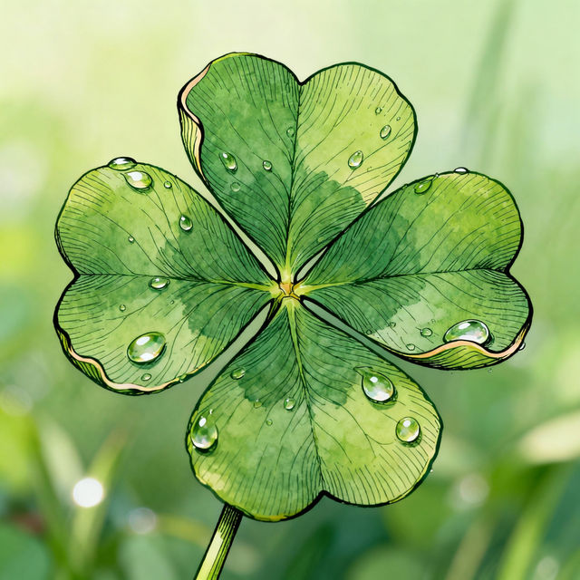 Clover Drawings - AI Generated gallery