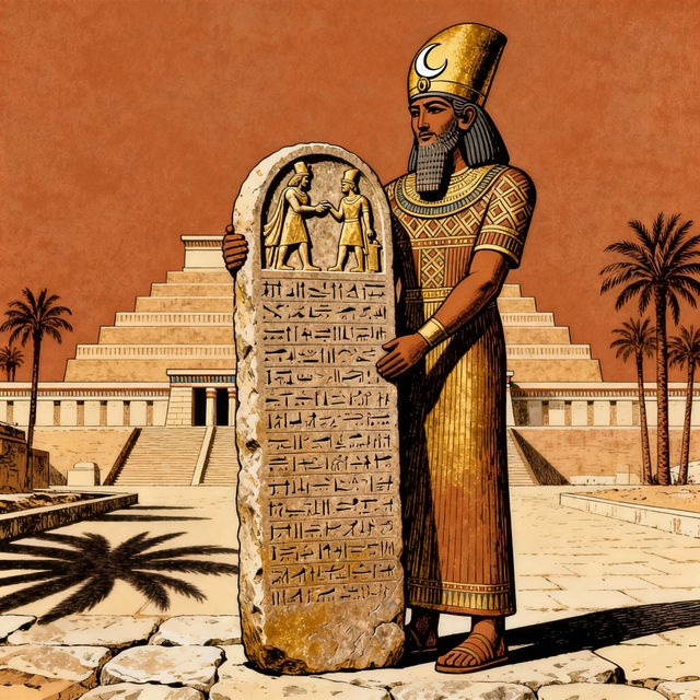 Hammurabi Drawing - AI Generated Art gallery