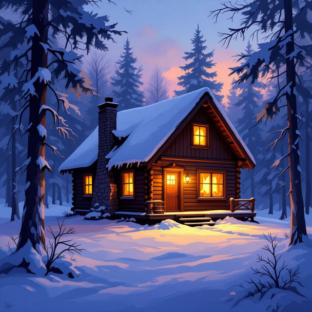 Cabin Art - AI Generated gallery