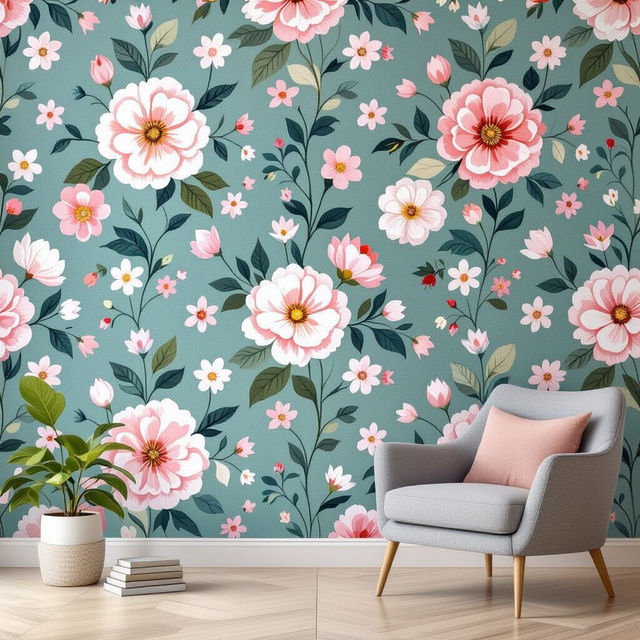 Easy Peel Wallpaper - AI Generated gallery