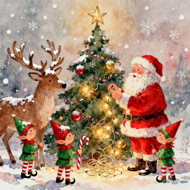 Christmas Drawings - AI Generated Art gallery