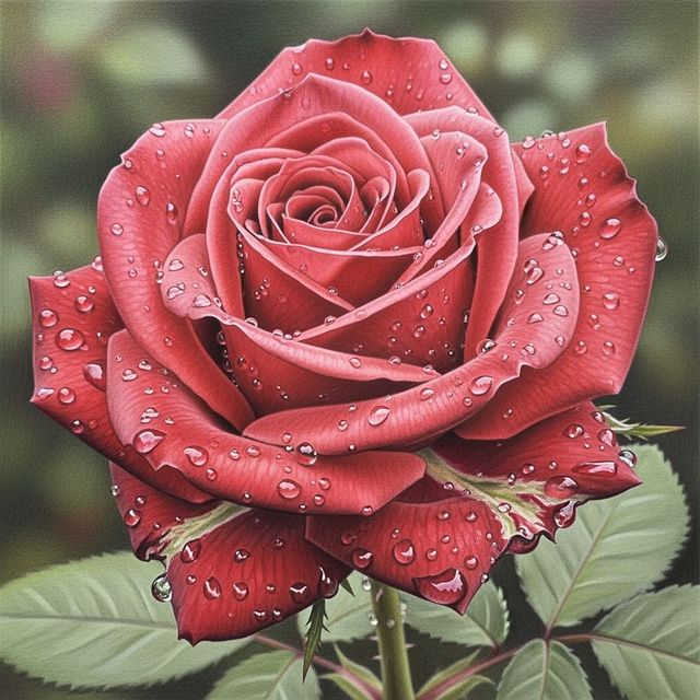 Generate Realistic Rose Drawings with AI gallery